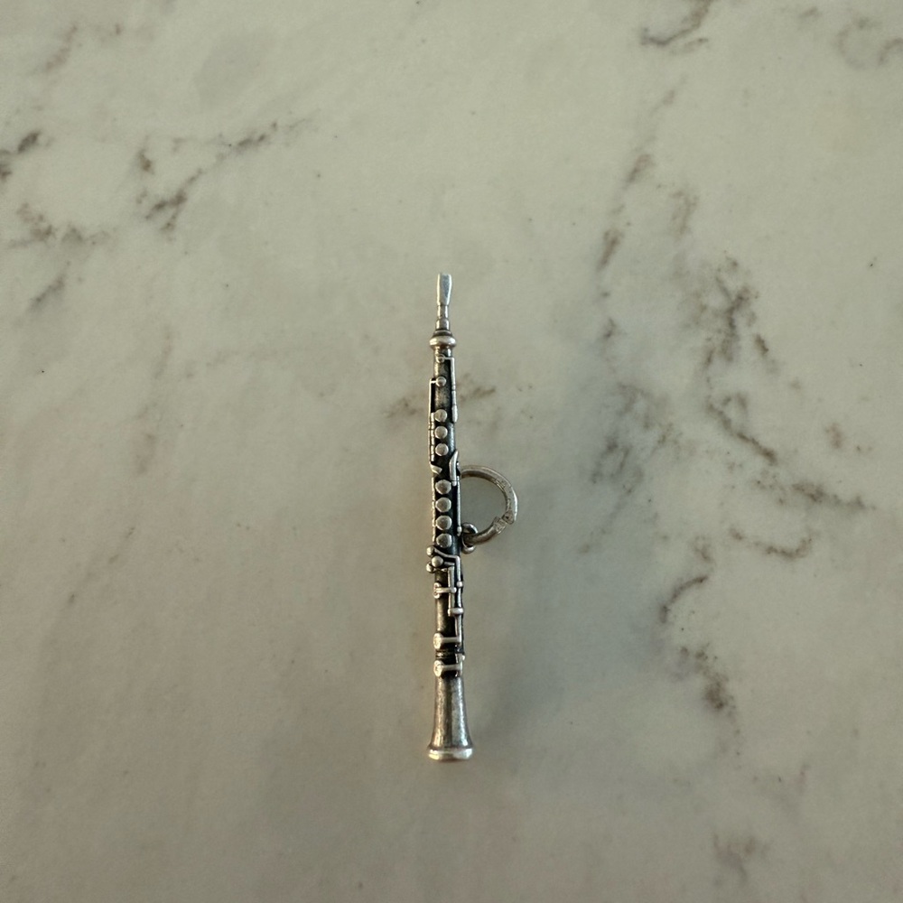 James Avery Silver oboe charm - rare (retired)